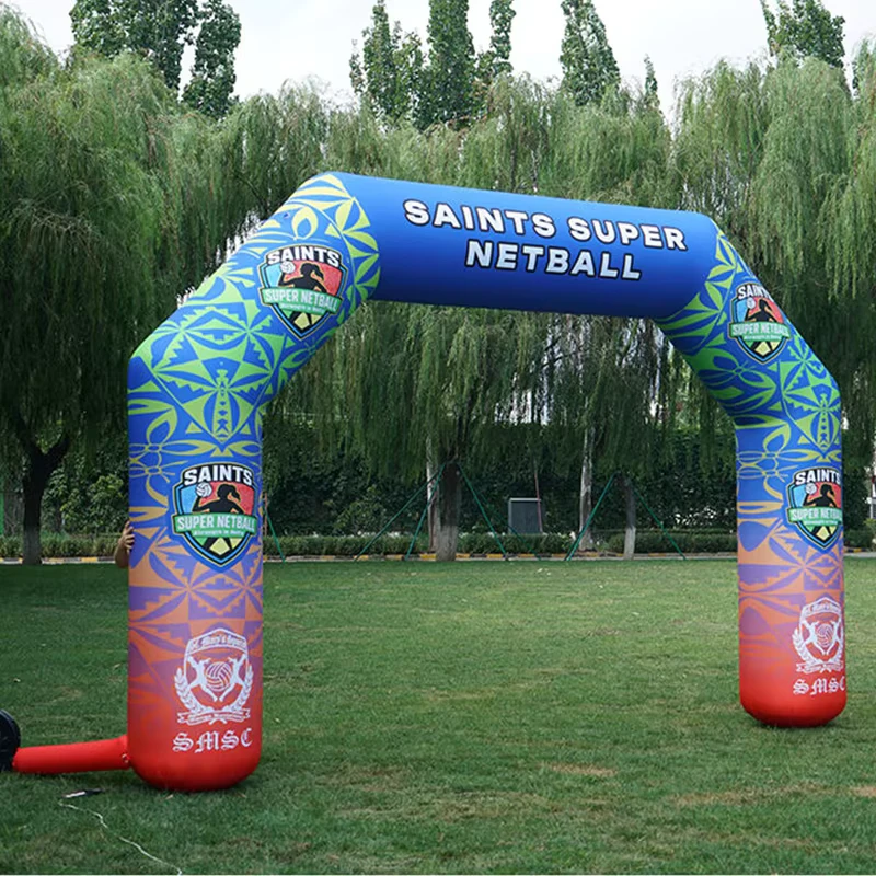 Arco Inflable de Instalación Rápida Impermeable para Eventos, Arco de Salida y Meta