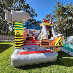 Architectural Themes Bouncy Castle Inflatable Bouncer Construction Jumping Castle with Blower