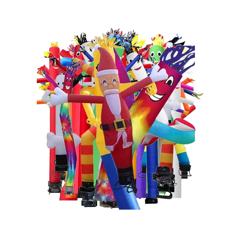 Boneka Boneka Inflatable Atraksi Tiang Udara Penari Inflatable untuk Sewa