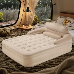 Auto Inflating PVC Inflatable Air Mattress Multi Surface for Camping Home Versatile for School Hospital Bedroom Guests