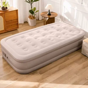 Automatic Self Inflating Foldable Modern Outdoor Camping Portable PVC Flocking Air Bed Inflatable Mattress with Built in Pump