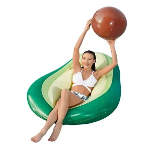 Avocado buoyancy swimming ring new inflatable avocado floating raft adult swimming ring water leisure fruit seat ring
