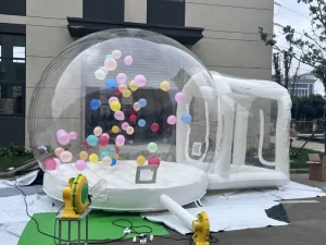 BBH-36 10ft Diameter Inflatable PVC Bubble Tent House Blower Easy Setup Commercial Grade 1 Year Warranty for Party