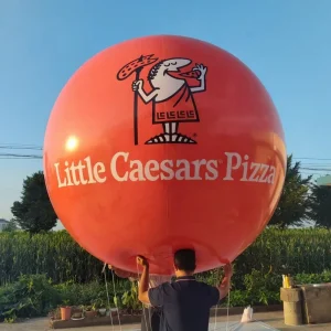 BOYAN 2.5m PVC Large Sealed Advertising Inflatable Red Balloon Giant Inflatable Colorful Helium Ball for Decoration