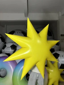 BOYI aufblasbarer leuchtender Stern mit individuellem Logo für Karnevalsausstellungen
