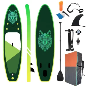 BSCI EN New Arrival Inflatable SUP Board ISUP Stand Paddle Water Sport Surfing Surfboard 335*81*15cm Size for Fouring Exploring