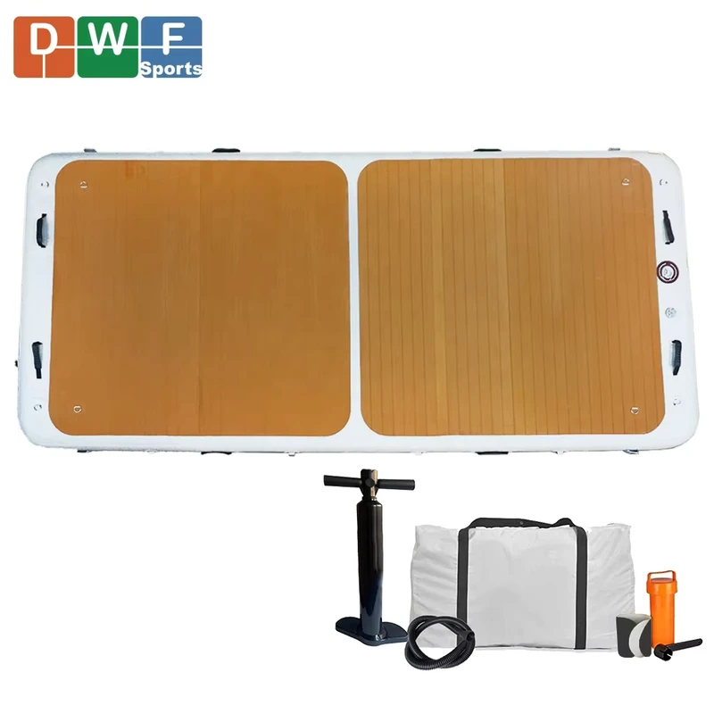 BSCI EN Plattform, aufblasbares Luftsessel-Set, Drop-Stitch, Sonnenbaden, Yoga, Wasser-Ponton-Plattform, aufblasbare Yacht-Insel