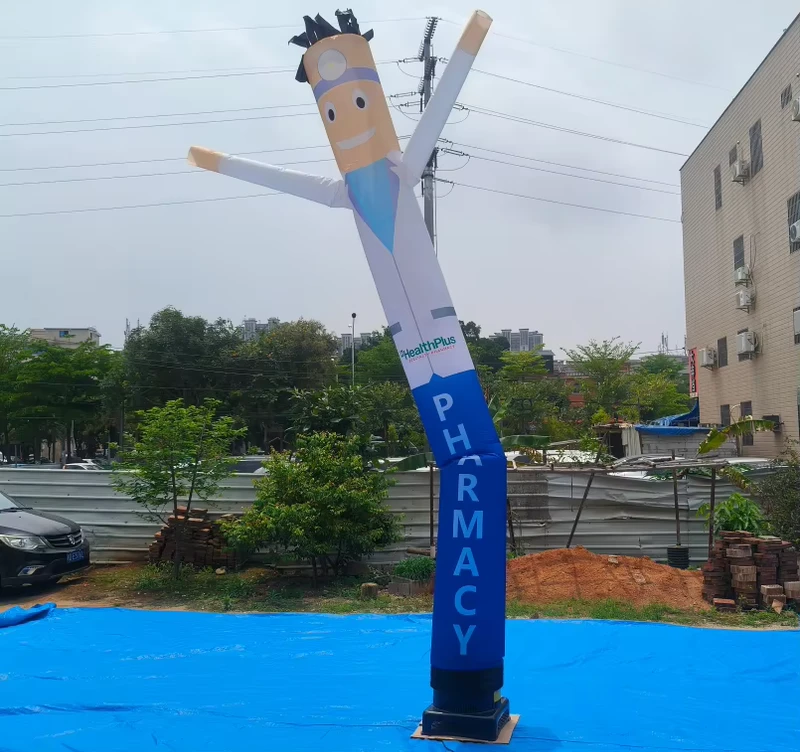 Danza del Aire Inflable de 4.5m, Globo Inflable Estrella, Decoración de Fiesta al Aire Libre con Ventilador para Eventos y Promociones, Envío Marítimo