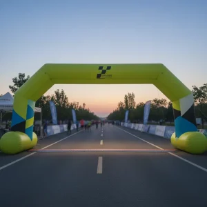 BY Inflatable Light up Archway Inflatable Race Arch Advertising Equipment Advertising Inflat Opblaasbare