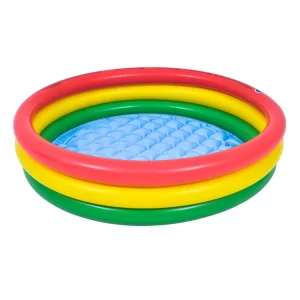 Baby Kiddie Pool Inflatable Small Infant Toddler Kids Plastic Blow Up Swimming Pools