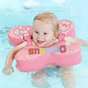 Baby Kids Swimming PVC Underarm Float Rings Vest Style Swim Aid 3-4 Years Anti-Rollover Non-Inflatable Eco-Friendly