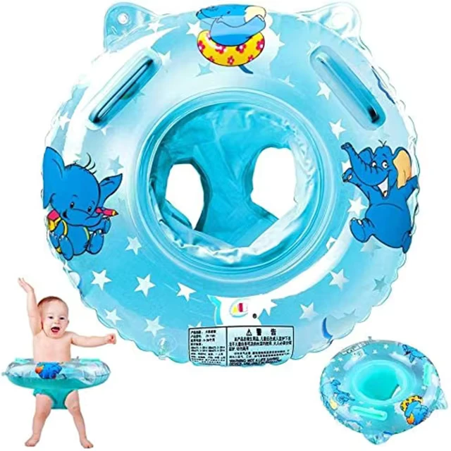 Baby Zwem Float Opblaasbare Zwemring met Drijvende Zitting met Handvatten