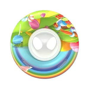 Baby Swimming Ring Inflatable PVC Material Customizable Color Size Indoor Outdoor Pool Toy for Kids Under 3 Years