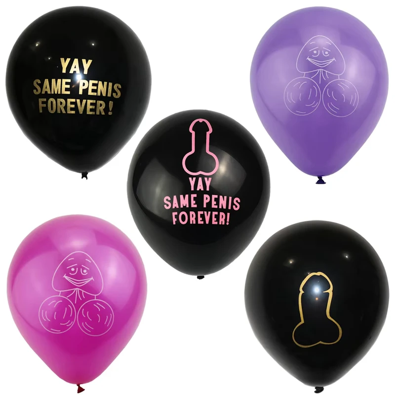 Bachelorette Feest Ballonnen Grote Willy Bedrukte Latex Ballon Vrijgezellenfeest Volwassenen Feestbenodigdheden BH Vrouwen Ondergoed Seks Ballonnen