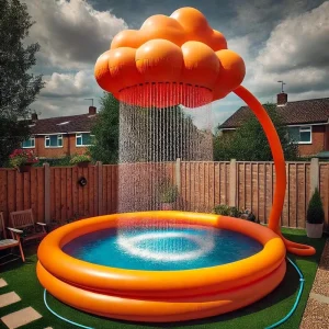 Backyard Garden PVC Portable Swimming Pool for Kids Adults Cloud Shape Blow Up Inflatable Swim Pool