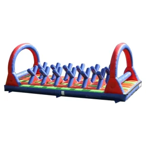 Backyard Inflatable Obstacle Course Sports Challenge Outdoor Jump Rope Party Kids Training Play Zone