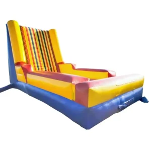 Giochi Gonfiabili Giganti per Esterni, Sfida Sticky Velcro Wall, Giochi Gonfiabili per Bambini con Soffiatore per Noleggio Feste