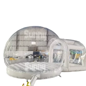 Balloon Bubble House Transparent PVC Dome Waterproof Bubble Tent with Platform Blow up Bubble House