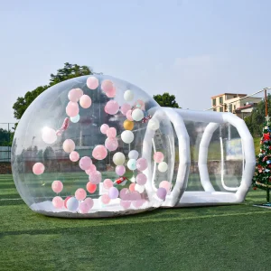 Balloon Bubble Tent Transparent Dome Camping Jumping Inflatable Ballon House With Bouncy Bottom