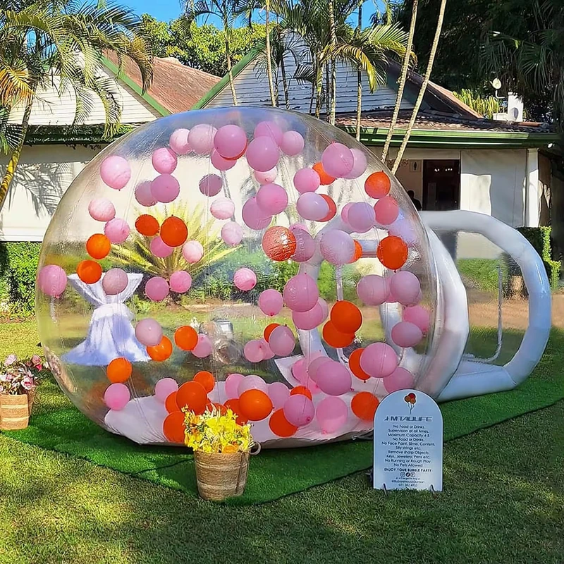 Ballon Inflatable Bubble Tent PVC Transparante Tent Buiten Trouwerij Feest Commerciële Inflatable Huis voor Kinderen en Volwassenen