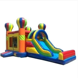 Balloon Inflatable Jumping Bouncer Castle Combo Commercial Grade Kids Inflatable Bounce House With Slide
