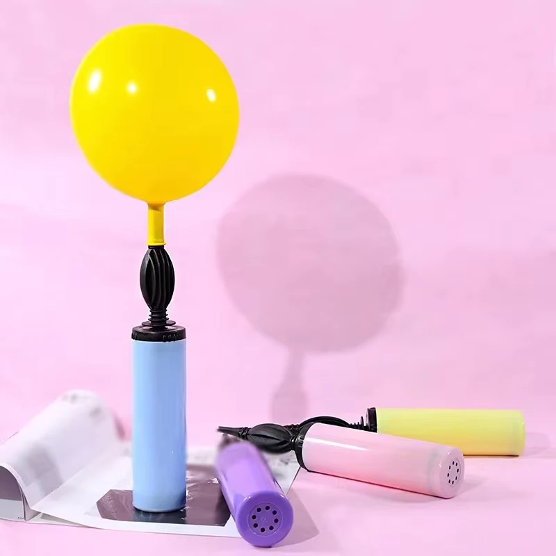 Balloon Inflator Pump Hand Pump for Balloons Party Decoration Plastic PE Air Pump Tool Durable and Portable