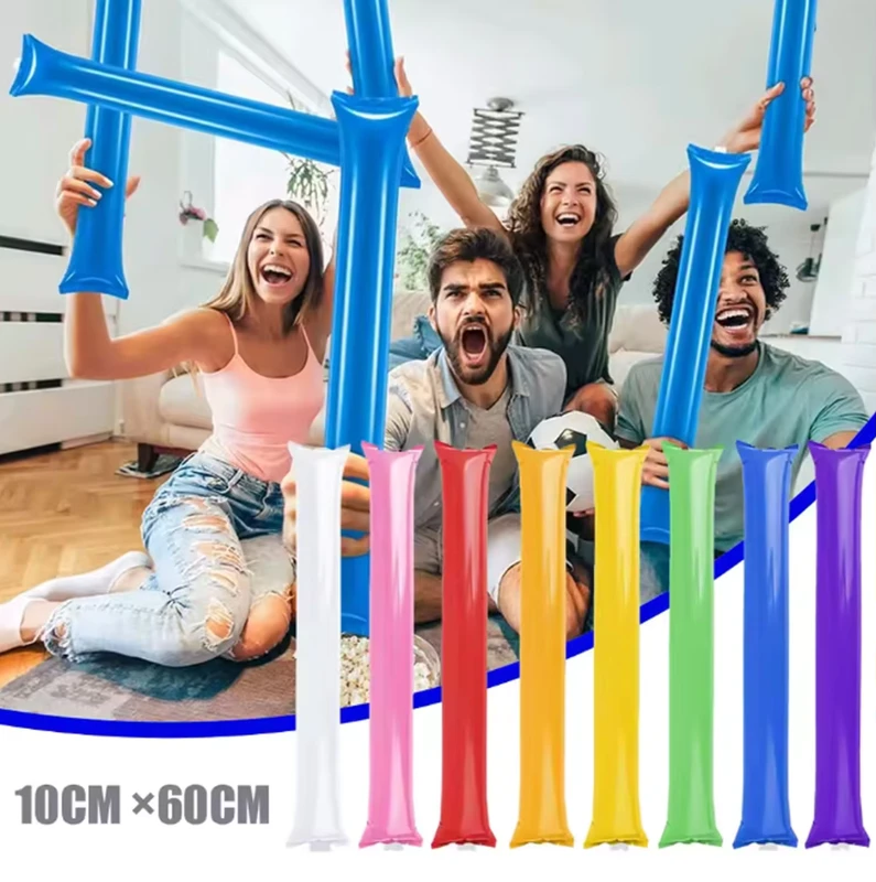 Bam Bam Stick Gonfiabile Thunder, mani che applaudono, clappers in plastica spessa, strumenti di rumore, bastoni per il tifo per eventi sportivi
