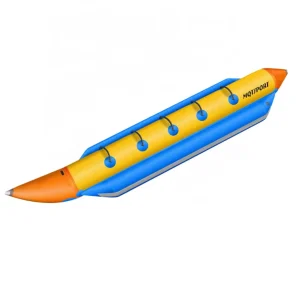 Banana Boat untuk 5 Orang, Kursi Pengendara, Tabung Inflatable Tahan Lama untuk Ditarik di Luar Ruangan