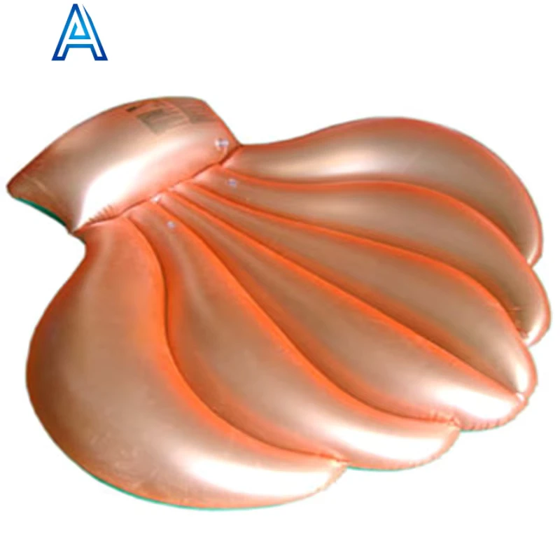 Banana Shape Customize Size Design PVC Inflatable Air Float Mat Airbed Mattress for Inflatable Row Toy