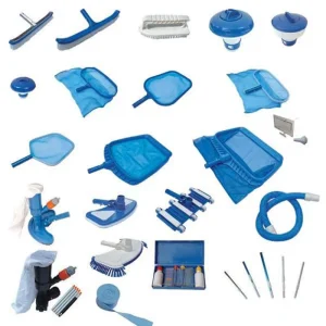 Baobiao Pool Expert Picina Alberca Swimming Accessories LED Inflatable Waterfall Pool Lights Skimmer Cleaner Robot Fittings Set
