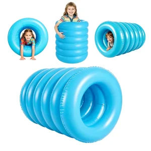 Barrel Roll Sensory Chair Children Reinforced Calming Vestibular PVC Toys Durable Kids Inflatable Sensory Pod for Autism ADHD