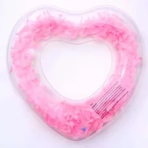 วงกลมลอยน้ำสำหรับว่ายน้ำ เป่าลม PVC โปร่งใส วงกลมลอยน้ำสำหรับว่ายน้ำ