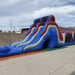 Best Selling Customizable PVC Outdoor Inflatable Sports Entertainment Park Obstacle Course Trampoline Park