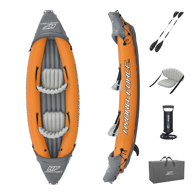 Bestway 65077 Hydro-Force Rapid X2 Set di Kayak Gonfiabile 3,21 m