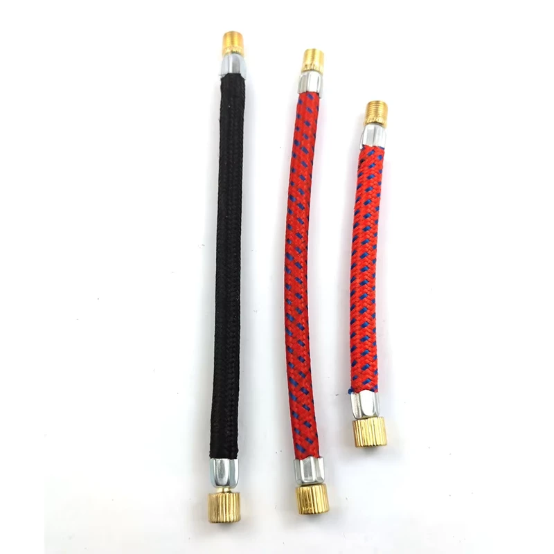 Bicycle Inflatable Rubber Accessories Red Black Air Hose Small Air Tube Basketball Mini Pump Extension Tube Hose