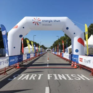Bicycle Inflatable Start Line Arches 3 10m Inflatable Race Arch Occasions Diverse Shapes Arch for Versatility