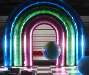 Arco Inflável Grande para Publicidade, Novo Design de Cartoon, Arco Inflável Personalizado