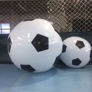 Big Football Inflatable Model Custom Support Giant Soccer Sports Cartoon for Activity Promotion