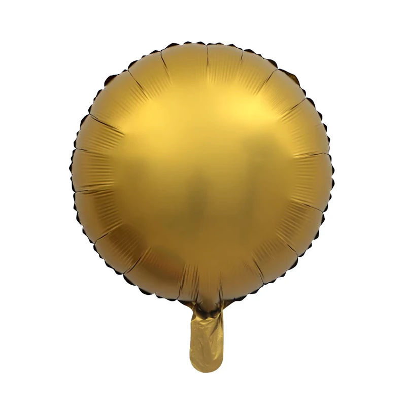 Grand Ballon Mylar Rond en Aluminium de 18 pouces pour Anniversaire, Mariage, Noël, Halloween, Anniversaire, Remise de Diplôme