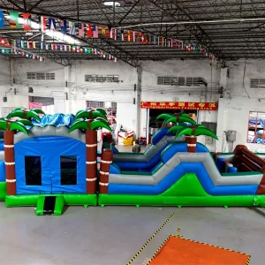 Big River Run PVC สไลด์น้ำลอยน้ำที่เป็นมิตรกับสิ่งแวดล้อมพร้อมสไลด์น้ำ