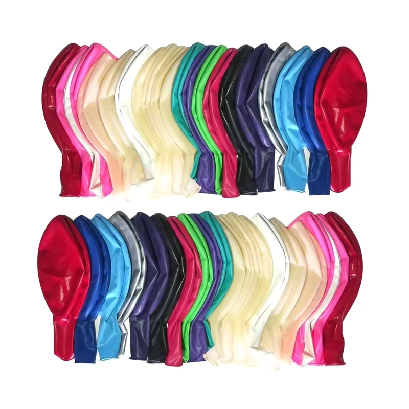Große Runde Happy Birthday Partybedarf Biologisch abbaubare Latex Helium 18 Zoll Ballons Grau Schwarz Rot Weiß Rosa Ballons