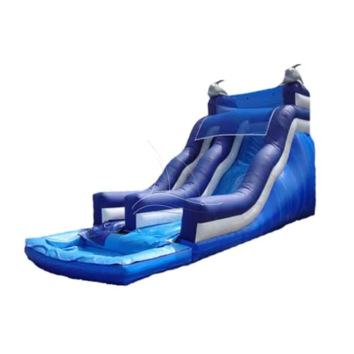 Seluncuran Air Inflatable Besar Seluncuran Kolam Inflatable