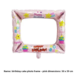 Birthday Graduation Photo Frame Aluminum Film Photography Props Photo Decoration Baby Party China