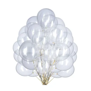 Verjaardagsfeest Decoratie 12 Inch 12" Opblaasbare Helium Lucht Heldere Transparante Stuffing Ballon Ballon Decor voor Stuffing