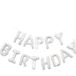 Decorazioni per feste di compleanno, palloncini in alluminio colorati facili da gonfiare, palloncini a forma di lettera in alluminio da 16 pollici