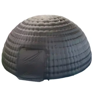 Black 6m Inflatable Igloo Marquee Dome Tent for Party