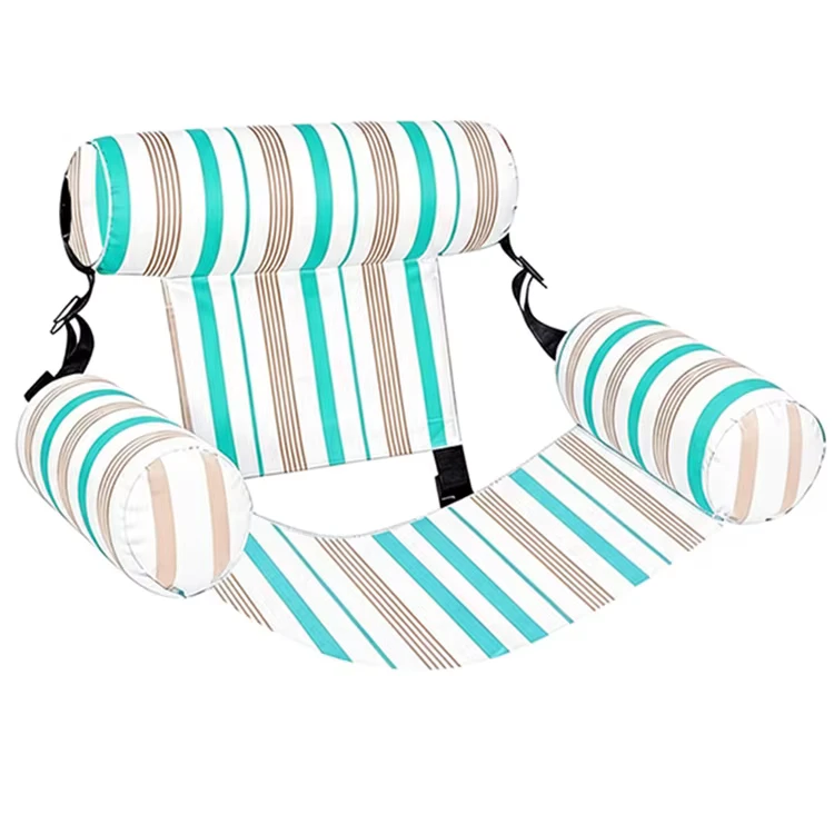 Blow Up Water Pool Float Chair Adult Inflatable Pool Lounge Floating Raft