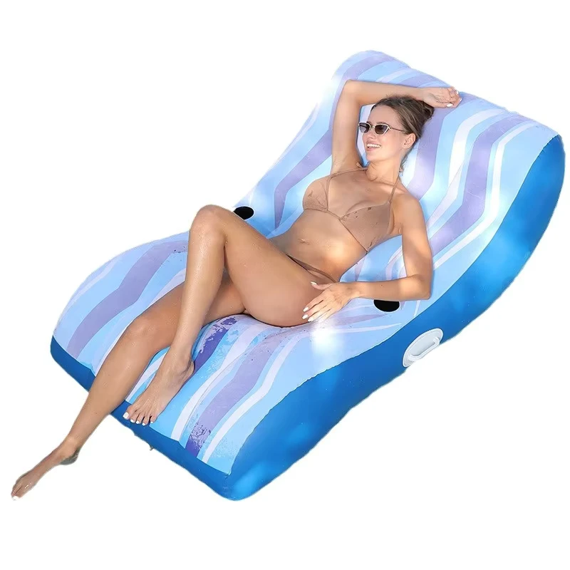 Bote Inflável com Almofada, Parque de Tanning Inflável, Flutuante Inflável para Adultos e Crianças