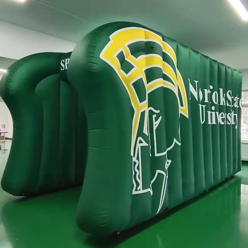Opblaasbare Tent Tunnel Merk Opblaasbare Sporttunnel Aangepaste Reclame Opblaasbare Boogtunnel