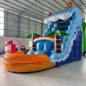 Blow up Water Slide Kids Inflables Tobogan Building Blocks Outdoor Bouncy Inflatable Water Slide
